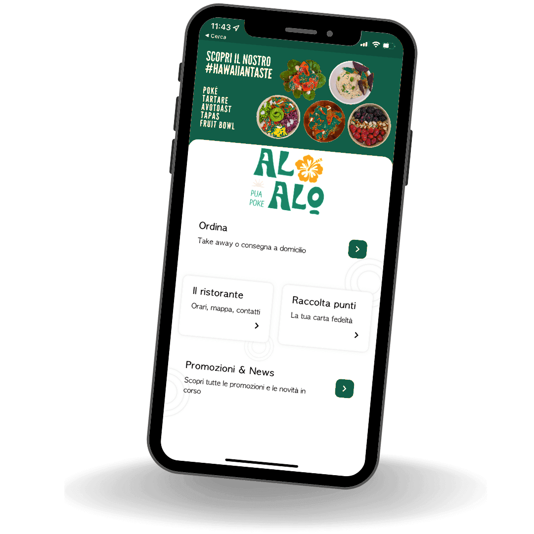 App AloAlo Pua Poke sul telefono